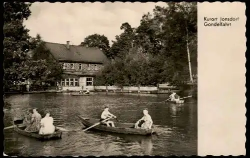 Ansichtskarte Jonsdorf Hotel Gondelfahrt 1957