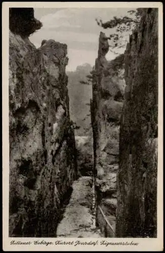 Ansichtskarte Jonsdorf Zittauer Gebirge. Zigeunerstuben 1955