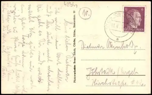 Ansichtskarte Oybin Zittauer Gebirge Die Orgel 1943