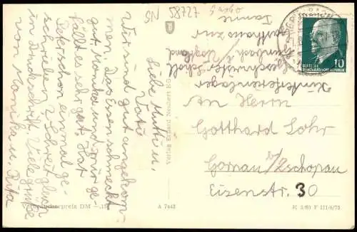 Grünbach Vogtland DDR Mehrbild-AK Gasthaus Tanne Betriebsferienheim  Halle 1975