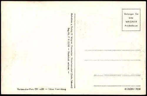 Ansichtskarte Lichtenhain-Sebnitz Lichtenhainer Wasserfall 1961