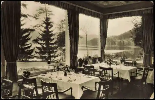 Ansichtskarte Titisee-Neustadt Schwarzwald-Hotel am See Veranda 1962