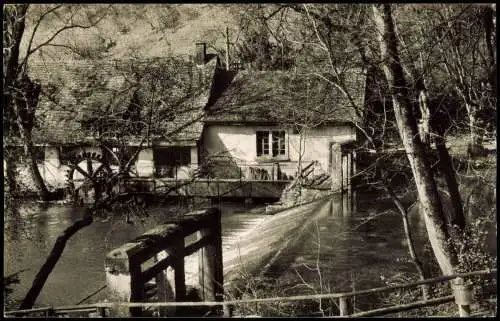 Ansichtskarte Blaubeuren Hammerschmiede am Blautopf 1962