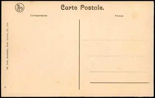 Postkaart Antwerpen Anvers Avenue de Keyser et gare centrale 1910