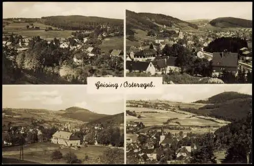 Ansichtskarte Geising-Altenberg (Erzgebirge) Panorama-Ansichten 1959