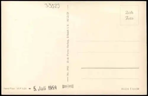 Ansichtskarte Geising-Altenberg (Erzgebirge) Panorama-Ansichten 1959