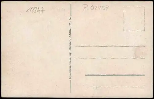 Ansichtskarte Oybin Blick vom Töpfer nach dem Johannisstein 1920