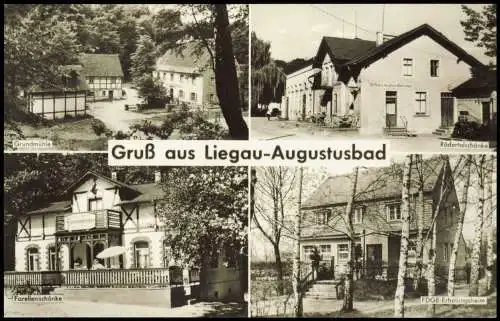 Liegau-Augustusbad-Radeberg 4 Bild Grundmühle Forellenschänke 1969