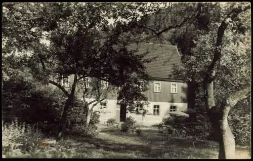 Ansichtskarte Hohnstein (Sächs. Schweiz) Buttermilchmühle - Fotokarte 1963
