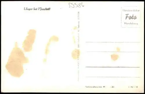 Ansichtskarte Rugiswalde-Neustadt (Sachsen) Berghotel Unger 1974