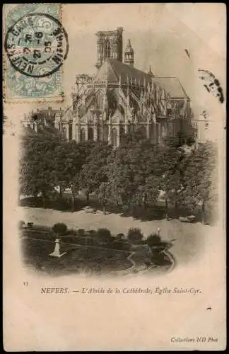 CPA Nevers L'Abside de la Cathédrale, Eglise 1905