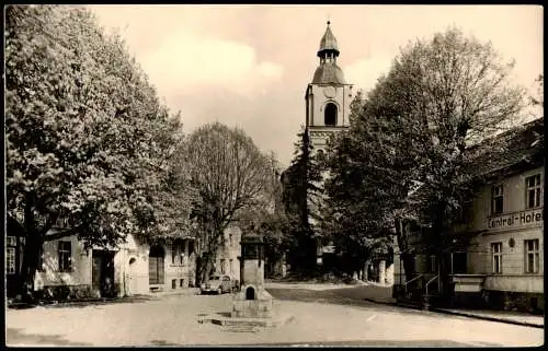 Ansichtskarte Buckow (Märkische Schweiz) Marktplatz 1951