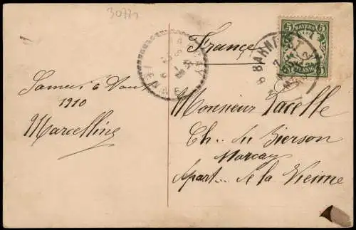 Ansichtskarte München Karlstor Cafe Straßenbahn 1910