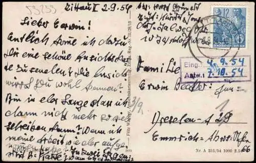 Lot 10 Ansichtskarten Jonsdorf Nonnenfelsen, steinerne Orgel ca 1950-1970