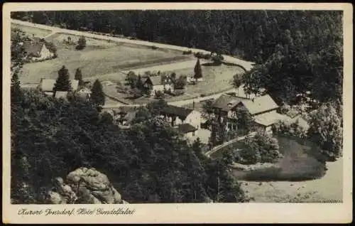 Lot 10 Ansichtskarten Jonsdorf Nonnenfelsen, steinerne Orgel ca 1950-1970