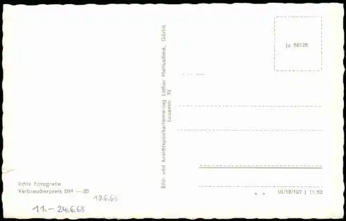 Lot 10 Ansichtskarten Jonsdorf Nonnenfelsen, steinerne Orgel ca 1950-1970