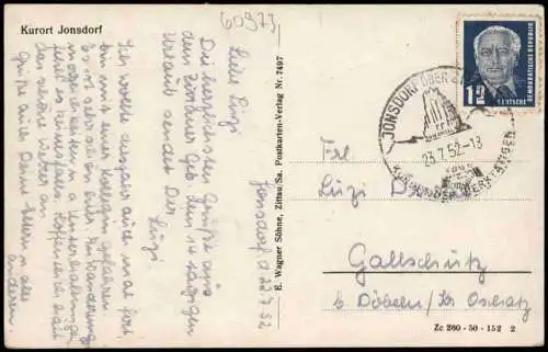 Lot 10 Ansichtskarten Jonsdorf Nonnenfelsen, steinerne Orgel ca 1950-1970