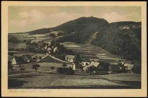 Lot 2 Ansichtskarten Waltersdorf-Großschönau (Sachsen) Die Lausche 1957