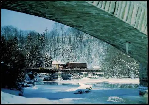 ScharfensteinDrebach Erzgebirge Kleinlokomotive BR100 Zschopaubrücke 1987/2005