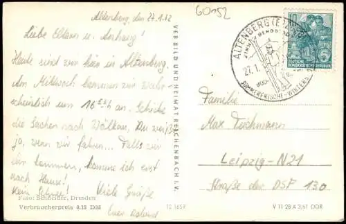 Altenberg (Erzgebirge) DDR Mehrbild-AK mit Haus- und Umland-Ansichten 1962/1961