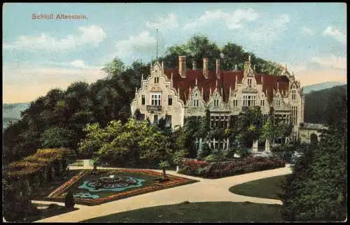 Ansichtskarte Bad Liebenstein Schloß Altenstein (Castle Building) 1910