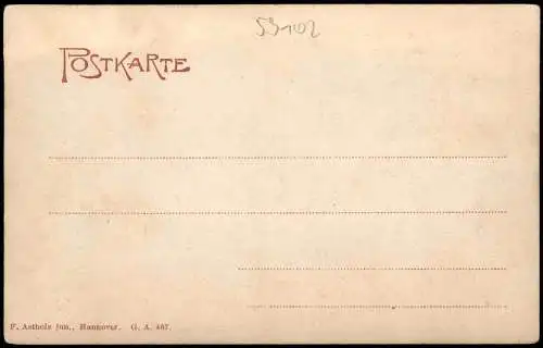 Ansichtskarte Hildesheim 1000 jähriger Rosenstock 1911