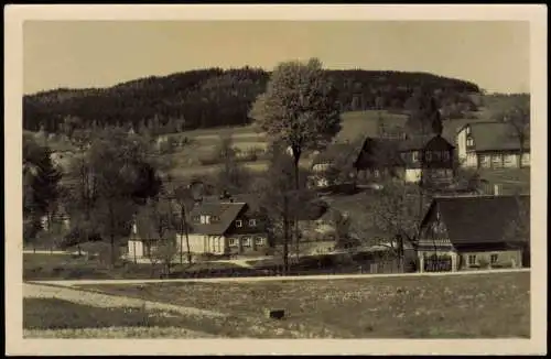 Ansichtskarte Oppach (Oberlausitz) Stadtpartie Umgebindehäuser 1961