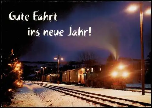 .Deutschland Gute Fahrt ins neue Jahr! Schmalspurdampflokomotive 99 1568 2008