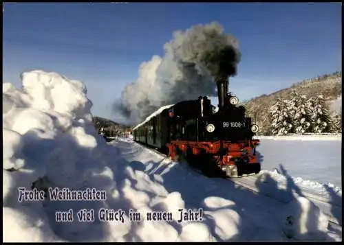 Obercarsdorf Dippoldiswalde Weißeritztalbahn Neujahr Dampflokomitive 2012