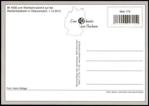 Obercarsdorf Dippoldiswalde Weißeritztalbahn Neujahr Dampflokomitive 2012