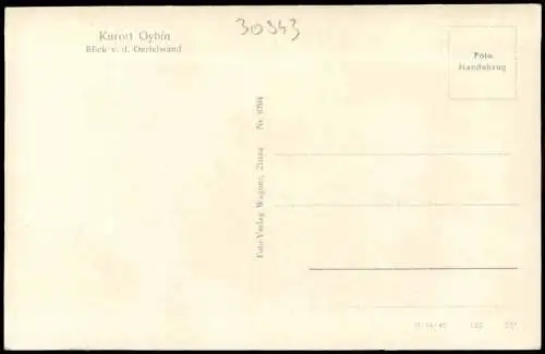 Ansichtskarte Oybin Blick v. d. Oertelwand Oberlausitz 1930