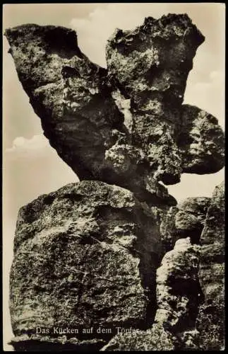 Ansichtskarte Oybin Das Kücken auf dem Töpfer Oberlausitz 1956