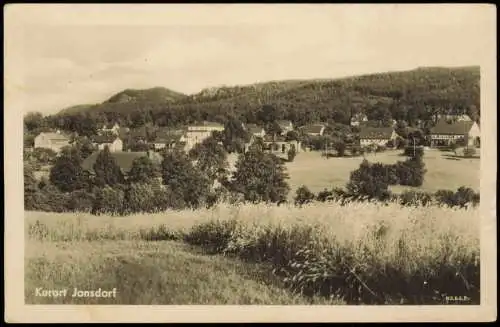 Ansichtskarte Jonsdorf Weißer Stein Jonashof Zittauer Gebirge 1954