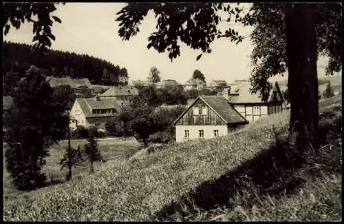 Taubenheim Spree Sohland  Panorama  Blick auf Wohnhäuser zur DDR-Zeit 1971