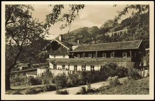 Ansichtskarte Bayrischzell Sanatorium Tannerhof 1940