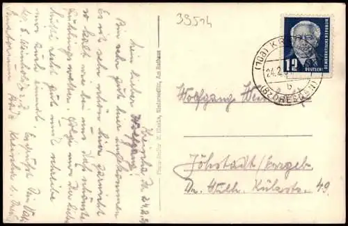 Ansichtskarte Kreischa Mehrbildkarte Grüsse aus dem Sanatorium 1951