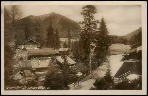 Ansichtskarte Neuhaus-Schliersee Wurzhütte 1929