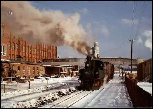 Sachsen Schmalspurbahn Wilkau Carlsfeld 99 1585-1   Bahnhof Bürstenfabrik  2010