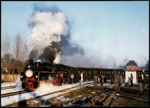 Gernrode-Quedlinburg Schmalspurbahn Eröffnungszug Jung Bahnhof 2006