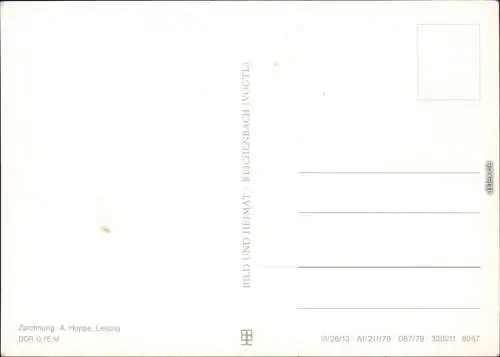 Ansichtskarte Schorfheide Landkarte vom Umland 1979