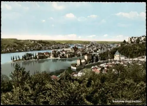 Ansichtskarte Passau Dreiflüsse-Stadt Passau 1968