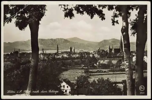 Ansichtskarte Zittau Blick auf die Stadt 1930