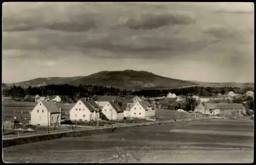 Ansichtskarte Lawalde Blick auf Wohnhäuser nach dem Löbauer Berg 1961