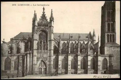 CPA Limoges Kathedrale Cathédrale 1910
