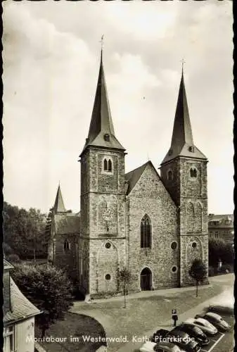 Ansichtskarte Montabaur Kath. Pfarrkirche Kirche Church Eglise 1959/1962