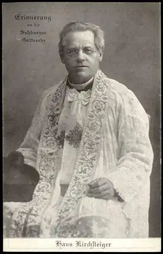 Ansichtskarte  Religion-Kirche & Religiöse Person: Hans Kirchsteiger 1920