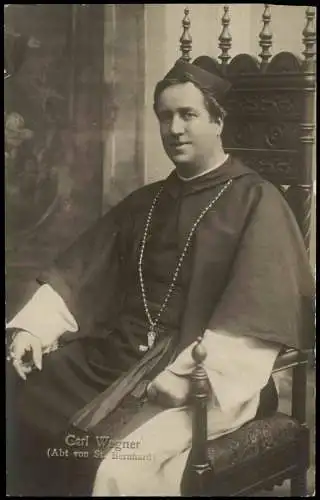 Religion-Kirche & Religiöse Person: Carl Wagner (Abt von St. Bernhard) 1910