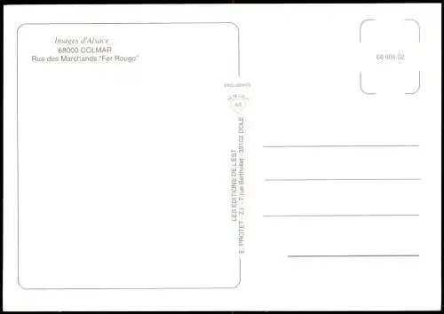 CPA Kolmar Colmar Rue des Marchands "Fer Rouge" 1980