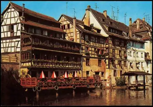 Straßburg Strasbourg Ortsansicht alte Häuser, Vieilles maisons 1980