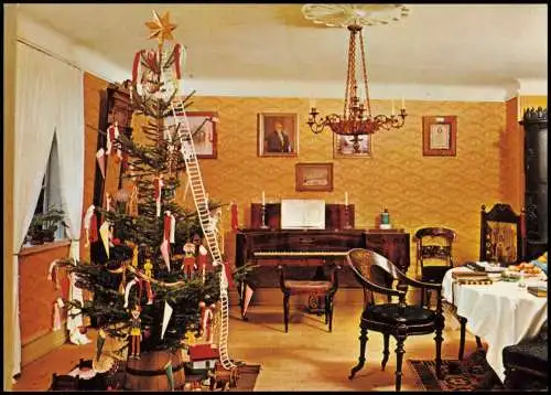 Aarhus Købstadmuseet „Den gamle By", Christmas Tree and Drawing Room 1980